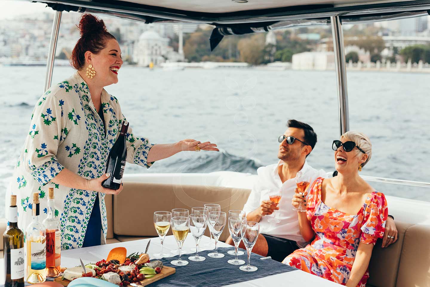 Private wine tasting in Istanbul with a sommelier or a private yacht cruising the Bosphorus by Vines and Pearls