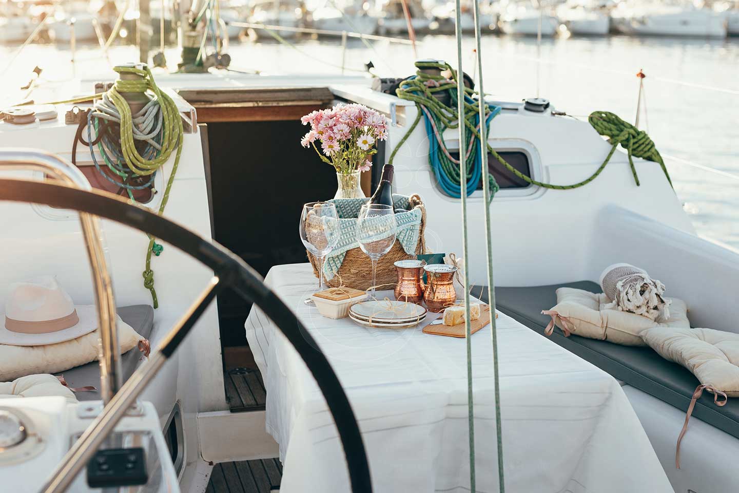 Istanbul sailing - jazz & wine picnic on a private sailing boat in Istanbul by Vines and Pearls